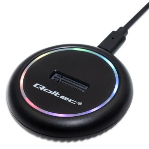 Qoltec Stacja dokujca dysków SSD M.2 | NVMe | SATA | USB-C | 2TB 
