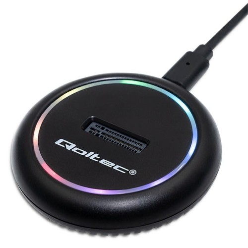 Qoltec Stacja dokujca dysków SSD M.2 | NVMe | SATA | USB-C | 2TB 