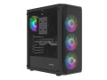 Natec Obudowa Fury Shobo SH4F RGB Midi Tower z oknem Czarna 