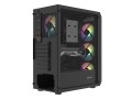 Natec Obudowa Fury Shobo SH4F RGB Midi Tower z oknem Czarna 