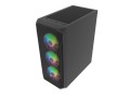 Natec Obudowa Fury Shobo SH4F RGB Midi Tower z oknem Czarna 