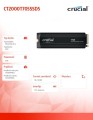 Crucial Dysk SSD T705  2TB M.2 NVMe 2280 PCIe 5.0 14500/12700 radiator 