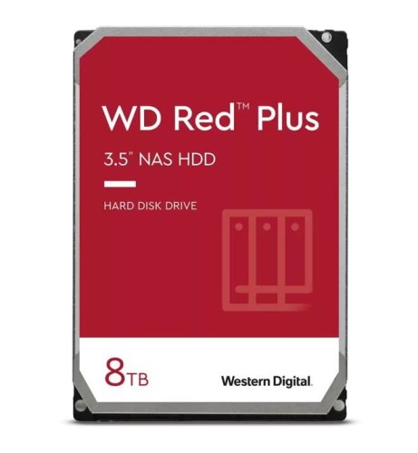 Western Digital Dysk twardy Red Plus 8TB 3,5 cala CMR 256MB/5640RPM Class 