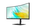 Samsung Monitor 34 cale ViewFinity S65UA VA 3440x1440 UWQHD 21:9 1xHDMI 1xDP 1xUSB-C(90W) 3xUSB 3.0 LAN (RJ45) 5ms 100Hz HAS+PIVOT zakrzywiony głośniki 3Y OS 