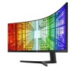 Samsung Monitor 49 cali ViewFinity S9 VA 5120x1440 DQHD 32:9 2xHDMI 1xUSB-C (90W) 1xDP 3xUSB 3.0 LAN (RJ45) 4ms HAS głośniki zakrzywiony 3Yon-site