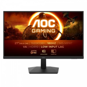 AOC Monitor C27G4ZXU 27 cali Zakrzywiony Fast VA 280Hz HDMIx2 DP 