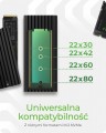 IcyBox Obudowa IB-1917M-C32 NVMe USB 3.2 Gen 2x2,  20 Gbit/s 