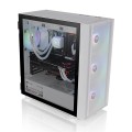 Thermaltake Obudowa - H570 Tempered Glass 3x12cm ARGB Snow 