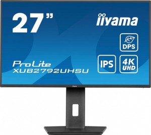 IIYAMA Monitor 27 cali XUB2792UHSU-B6,4K,IPS,DP,HDMI,USB-C 