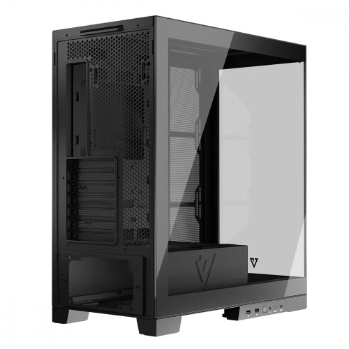 MODECOM Obudowa komputerowa Volcano Space MIDI bez wentylatorów Czarna 