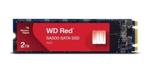 Western Digital Dysk SSD Red SSD 2TB M.2 2280 SA 500 WDS200T1R0B 