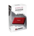 Kingston Dysk SSD XS1000R 2TB USB3.2 Gen2.2 Zewnętrzny Red 