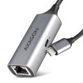 AXAGON ADE-TXPD Karta sieciowa Gigabit Ethernet adapter, USB-C 3.2 Gen 1, instalacja automatyczna, Asix AX8817, PD 100W
