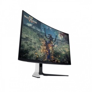 Dell Monitor AW3225QF 31.6 cala Curved NVIDIA G-Sync Compatible 240Hz OLED  4K (3840x2160)/16:9/2xHDMI/5xUSB 3.2/3Y AES&PPE 