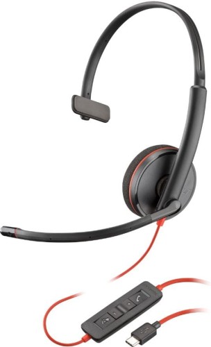 Słuchawki Blackwire 3210 Mono USB-C/A 8X214AA 