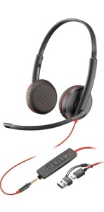 Słuchawki Blackwire 3225 USB-C/A+3,5mm 8X229AA 