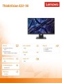 Lenovo Monitor 21.5 ThinkVision E22-30 WLED LCD 63EBMAT2EU 