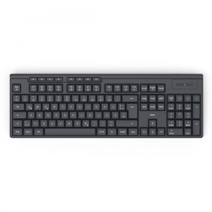 Hama Klawiatura WK-200 bezprzewodowa Czarna 