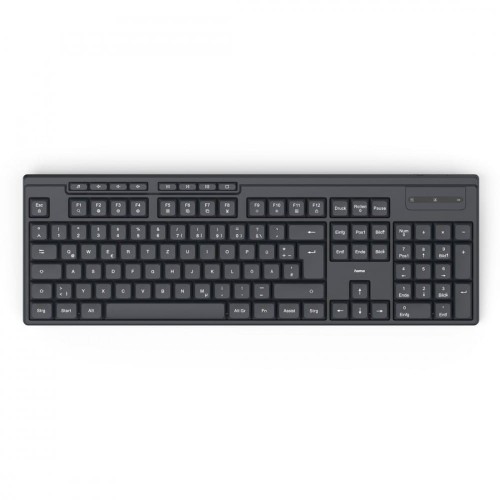 Hama Klawiatura WK-200 bezprzewodowa Czarna 