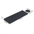 Hama Zestaw klawiatura i mysz WKM-200 Czarny 