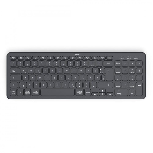 Hama Klawiatura WK-300 bezprzewodowa Czarna 
