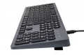 Hama Klawiatura CK-400 przewodowa Czarno-szara 