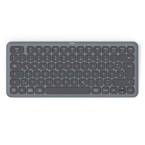 Hama Klawiatura WK-500 multi device Czarno-szara 