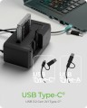 IcyBox Stacja dokująca IB-2924MSCL-C31 Docking & CloneStation                    1x 2,5"/3,5" do 1x M.2 NVMe & M.2 NVMe do M.2 NVMe 