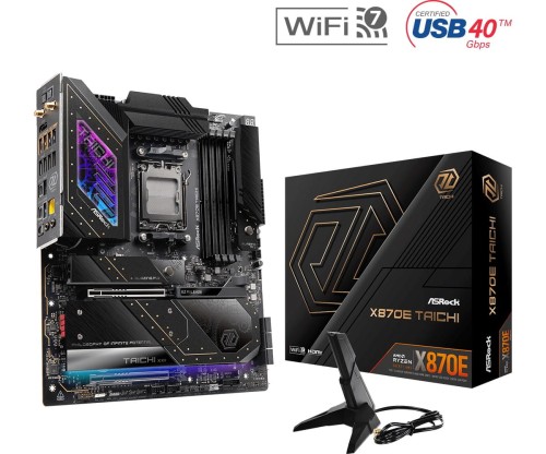 ASRock Płyta główna X870E TAICHI AM5 4DDR5 M.2 EATX 