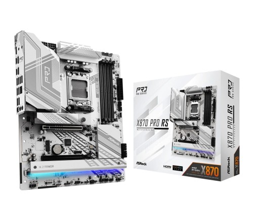 ASRock Płyta główna X870 PRO RS AM5 4DDR5 M.2 ATX 