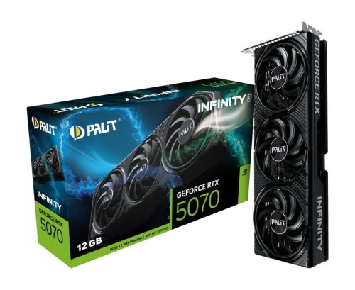 Palit Karta graficzna GeForce RTX 5070 INFINITY 3 12GB GDDR7 192bit 3DP/HDMI DLSS 4 + Gra Pragmata
