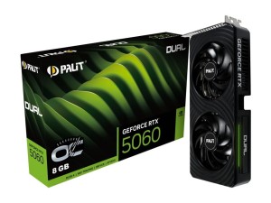 Palit Karta graficzna GeForce RTX 5060 DUAL OC 8GB GDDR7 128bit 3DP/HDMI