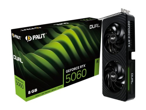 Palit Karta graficzna GeFroce RTX 5060 DUAL 8GB GDDR7 128bit 3DP/HDMI