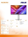 Asus Monitor 27 cali PA278CFRV IPS QHD 100Hz HDMI DP 