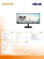 Asus Monitor VA34VCPSR 34 cale WQHD USB-C RJ45 1500R 21:9