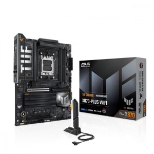 Asus Płyta główna TUF GAMING X870-PLUS WIFI AM5 4DDR5 HDMI/USB-C 