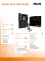 Asus Płyta główna PROART X870E-CREATOR WI FI AM5 4DDR5 HDMI/USB-C 
