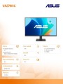 Asus Monitor 27 cali VA279HG IPS FHD 120Hz HDMI VGA 
