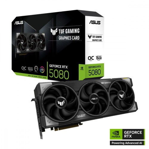 Asus Karta graficzna GeForce RTX 5080 TUF GAMING OC 16GB GDDR7 256bit DP/HDMI DLSS 4 + Gra Pragmata