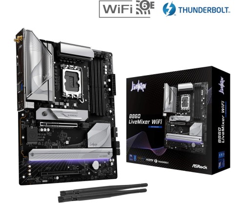 ASRock Płyta główna 860 LIVEMIXER WIFI s1851 4DDR5 ATX 