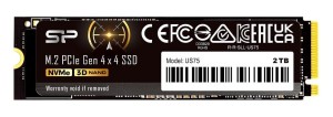 Silicon Power Dysk SSD US75 2TB M.2 PCIe Gen4x4 NVMe 1.4 7000/6500 MB/s