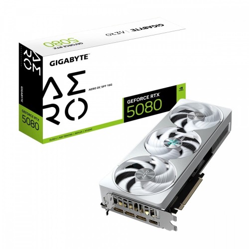 Gigabyte Karta graficzna GV-N5080AERO OC-16GD GV-N5080AERO OC-16GD  DLSS 4 + Gra Pragmata