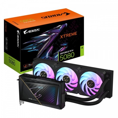 Gigabyte Karta graficzna GV-N5080AORUSX W-16GD GV-N5080AORUSX W-16GD DLSS 4 + Gra Pragmata