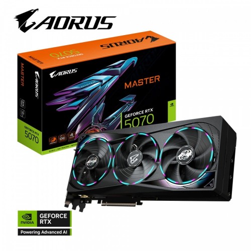 Gigabyte Karta graficzna RTX 5070 AORUS MASTER 12GB GDDR7 192bit HDMI/DP  DLSS 4  + Gra Pragmata