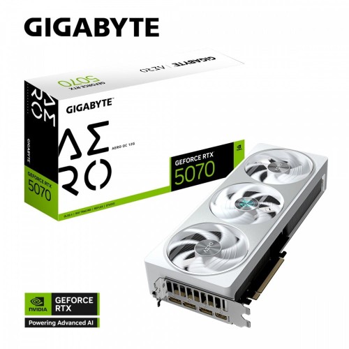 Gigabyte Karta graficzna RTX 5070 AERO OC 12GB GDDR7 192bit HDMI/DP  DLSS 4 + Gra Pragmata