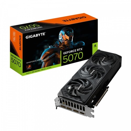 Gigabyte Karta graficzna GeForce RTX 5070 WINDFORCE SFF 12G 192BIT GDDR7 3DP/HDMI  DLSS 4 + Gra Pragmata