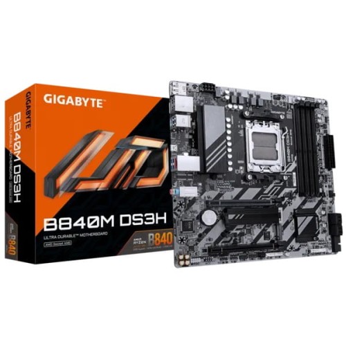 Gigabyte Płyta główna B840M DS3H AM5 4DDR5 HDMI/2DP mATX 