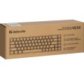 Defender Klawiatura mechaniczna VEXX GK-084 podświetlenie RGB Biała 