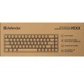 Defender Klawiatura mechaniczna VEXX GK-084 podświetlenie RGB Biała 