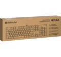 Defender Klawiatura mechaniczna MIRAX GK-352 podświetlenie RGB Czarna 